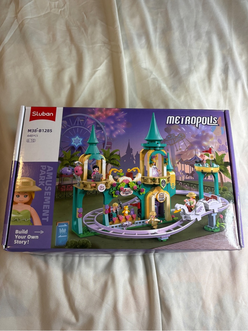 Amuzement Park Roller Coaster Castle Building Set New